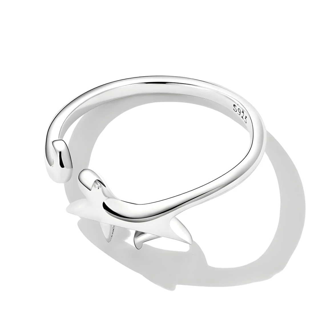 Anillo de Gato <myexti><span>Plata de Ley 925, chapada en oro blanco - ajustable</span></myexti> - Imagen 4