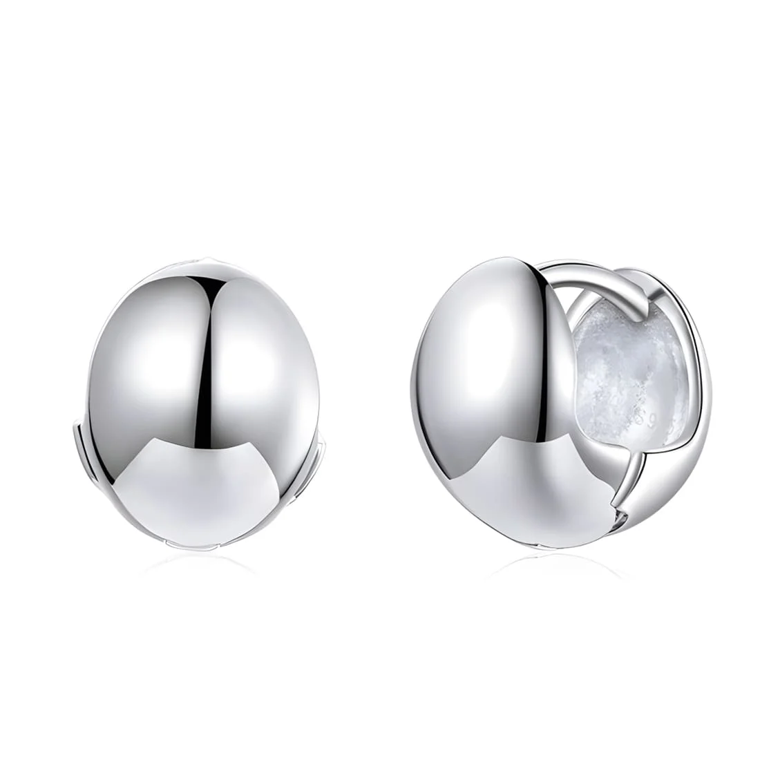 Pendientes de Aro Medievales <myexti><span>Plata de Ley 925, chapada en oro blanco</span></myexti>