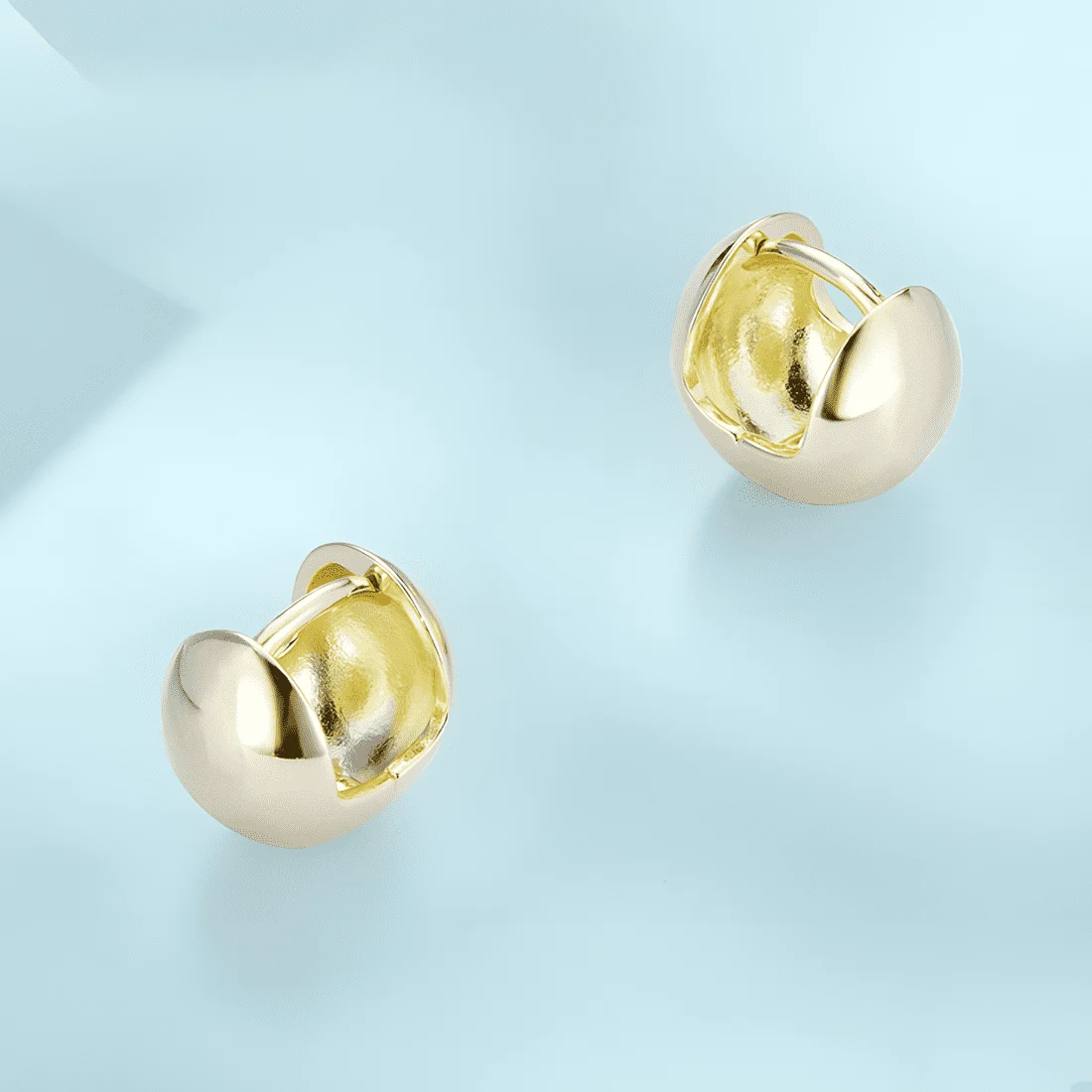 Pendientes de Aro Medievales <myexti><span>Plata de Ley 925, chapada en oro amarillo</span></myexti> - Imagen 4