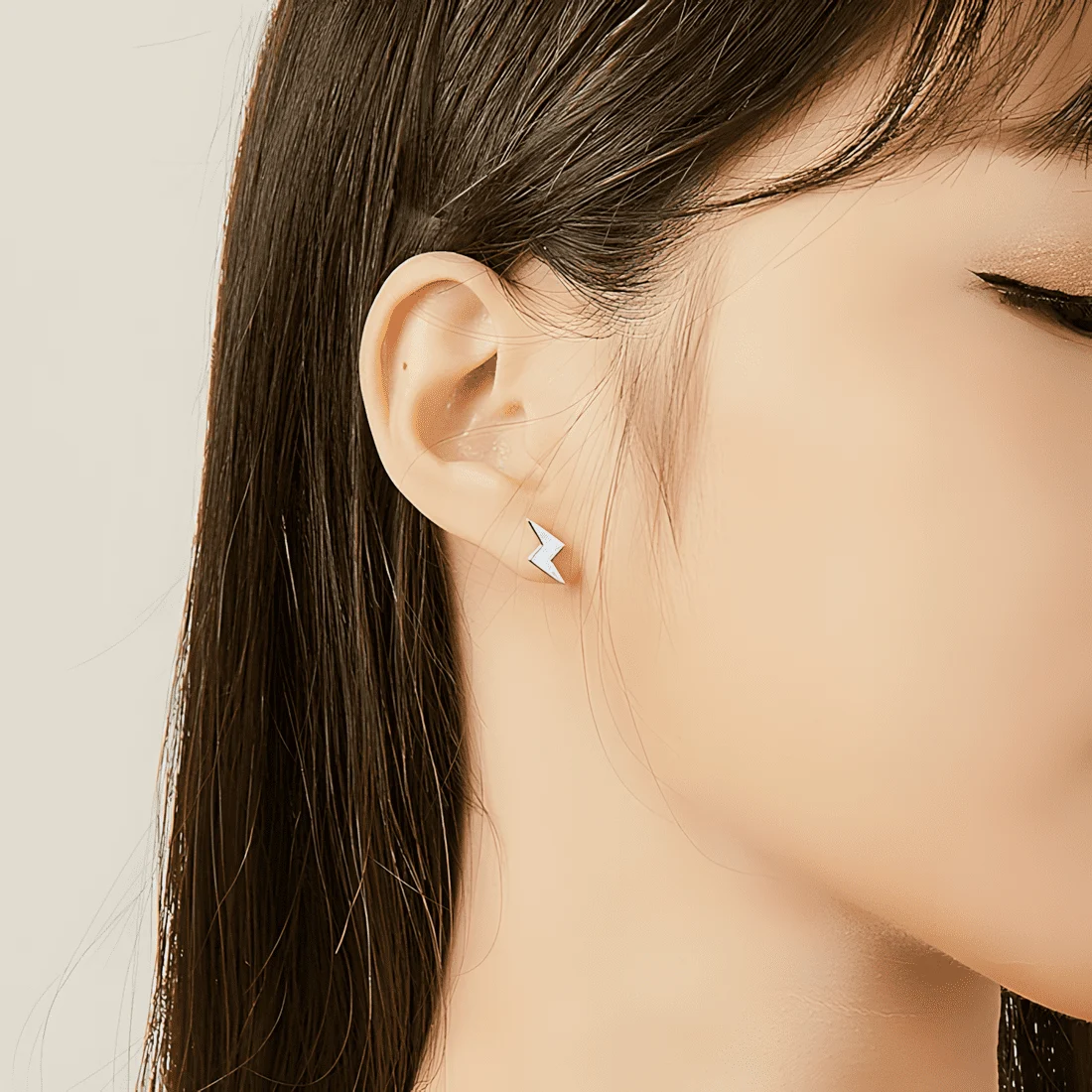 Pendientes de Rayo con Ópalo <myexti><span>Plata de Ley 925, chapada en oro blanco, con ópalos</span></myexti> - Imagen 2