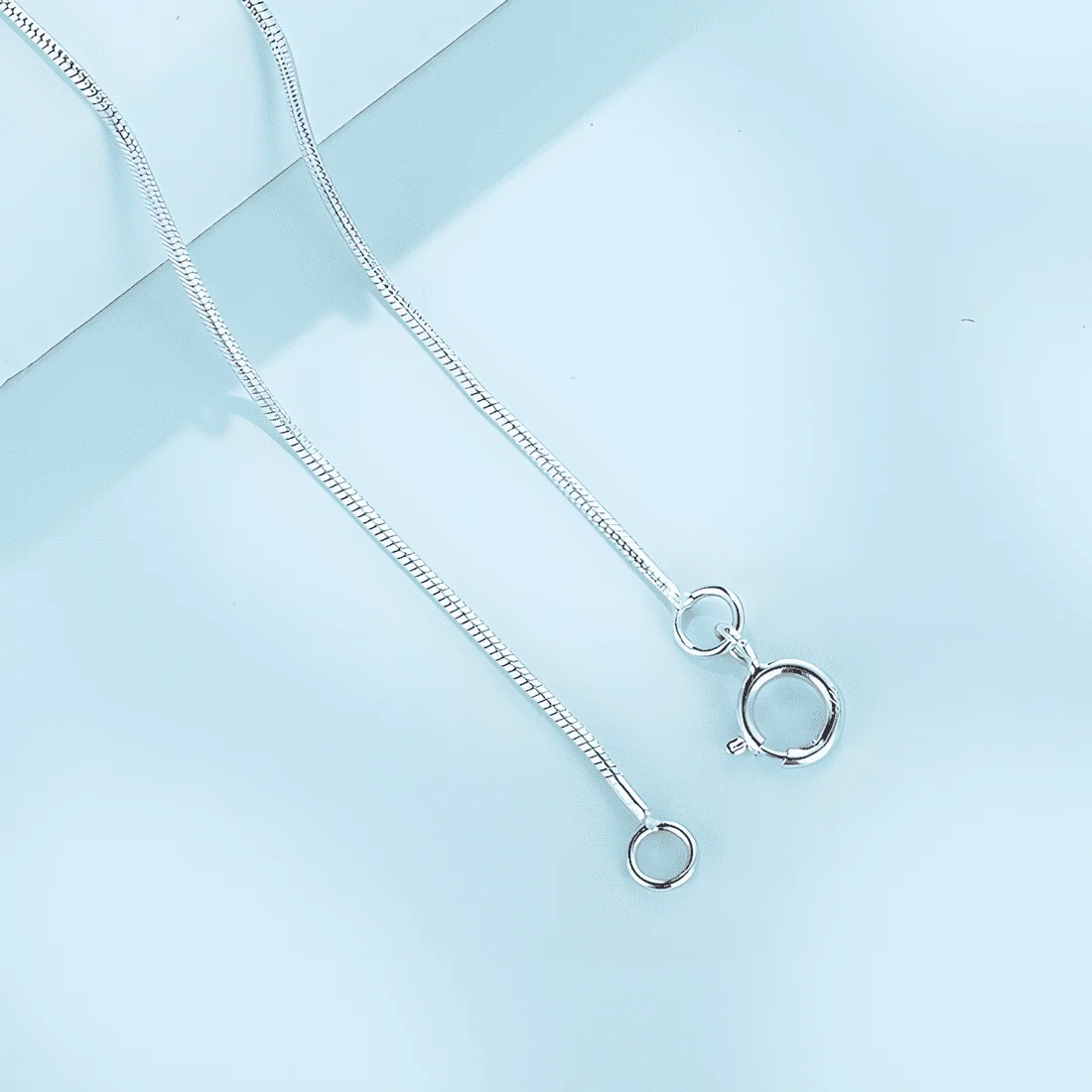 Collar con Engaste en Bisel <myexti><span>Plata de Ley 925, chapada en oro blanco, con circonitas y longitud ajustable</span></myexti> - Imagen 5